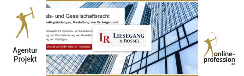 Neuer Kunde mit konstanter Ads-Betreuung: Liesegang & Rössel